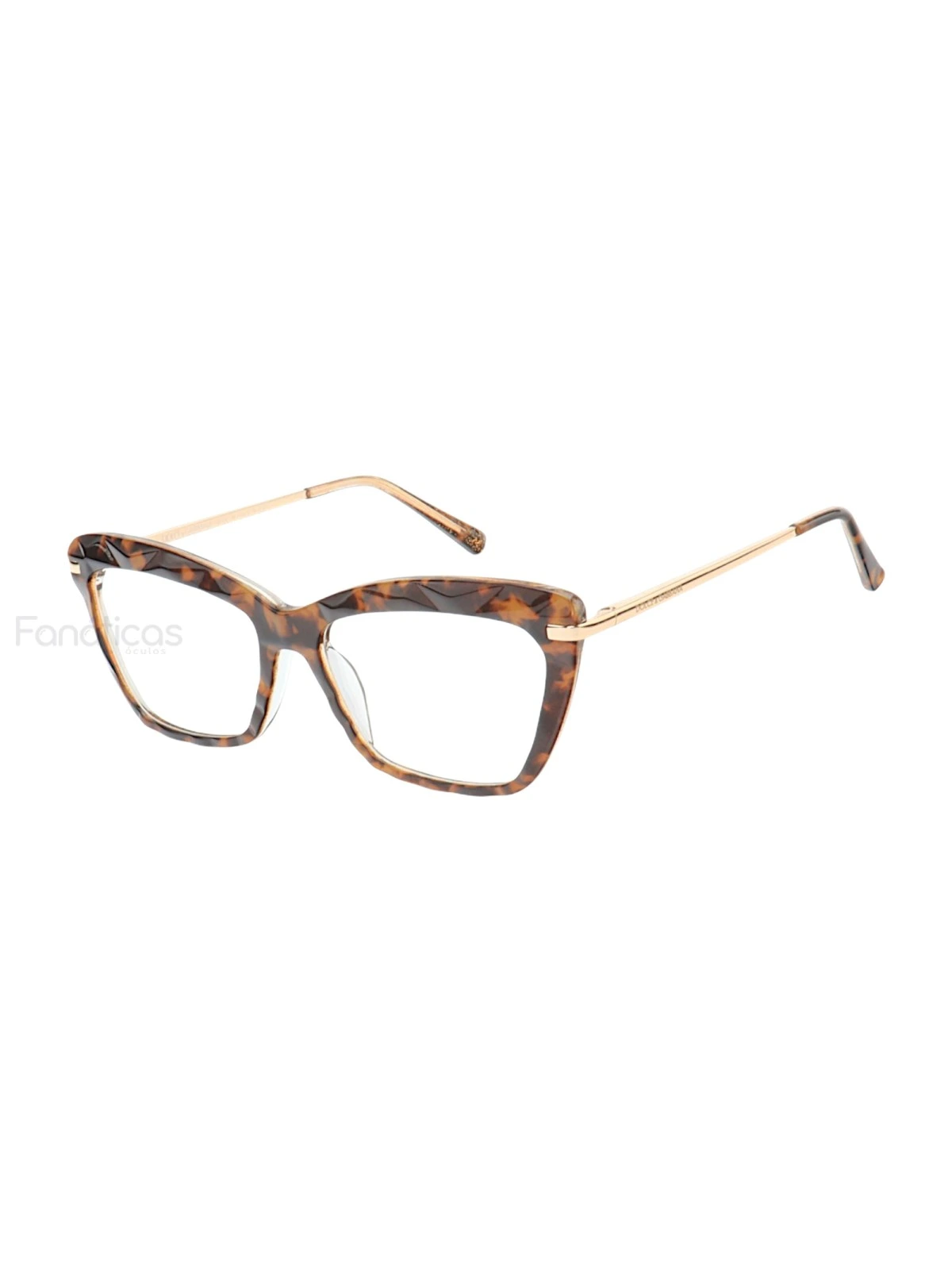 Armacao de Óculos Diamante DG5025 Marrom Tartaruga