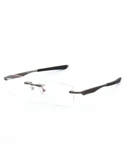 Armação de Óculos Flutuante Sem Aro Wingfold Grafite