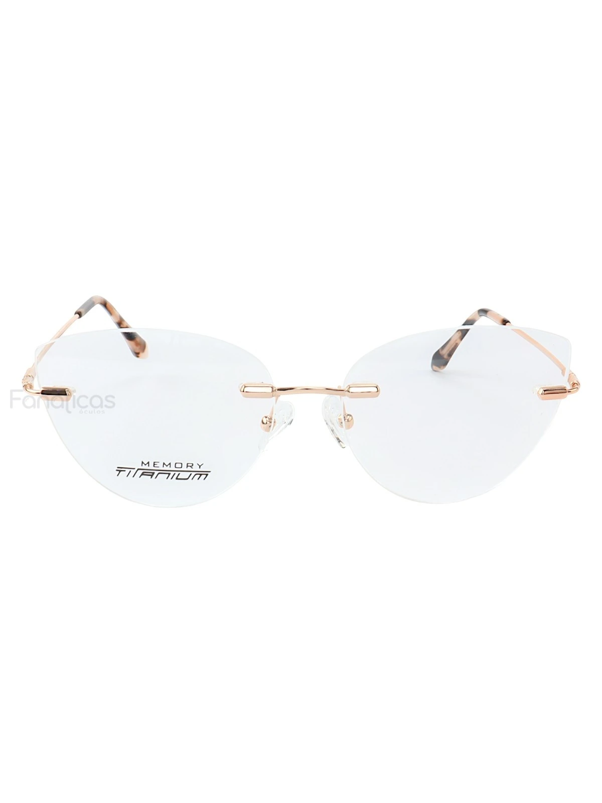 Armação de Óculos Gatinho Balgriff Memory Titanium MT6945 Tartaruga