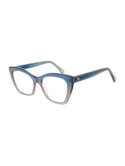 Armação de Óculos Gatinho CH3340 Azul Degrade