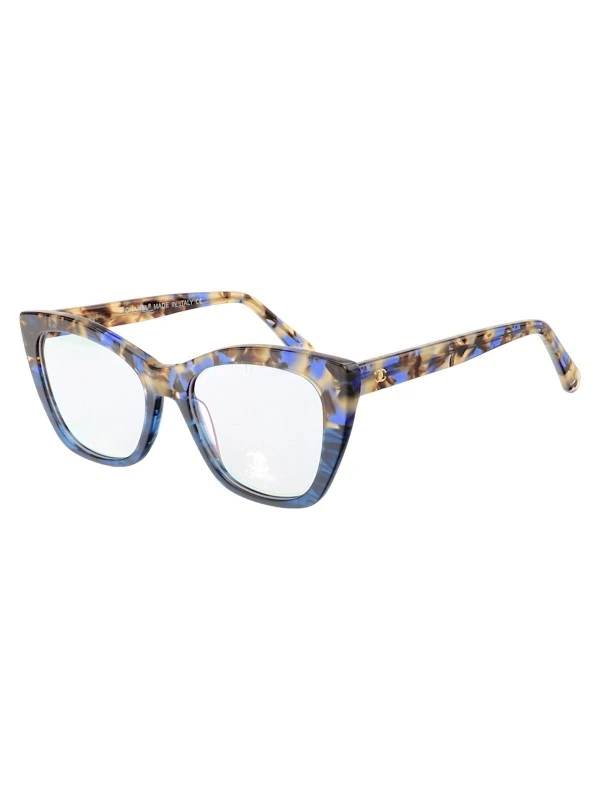 Armação de Óculos Gatinho CH3340 Azul Tartaruga