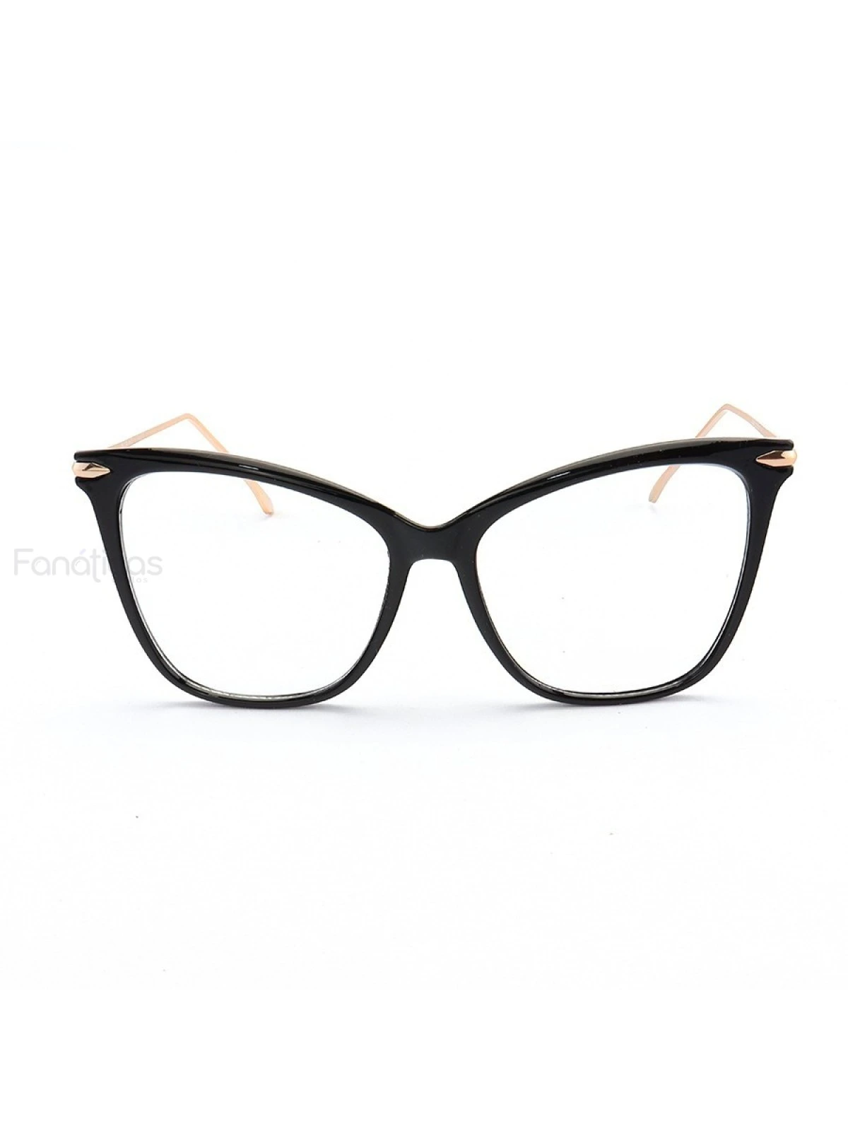 Armação de Óculos Gatinho Dt545 Preto