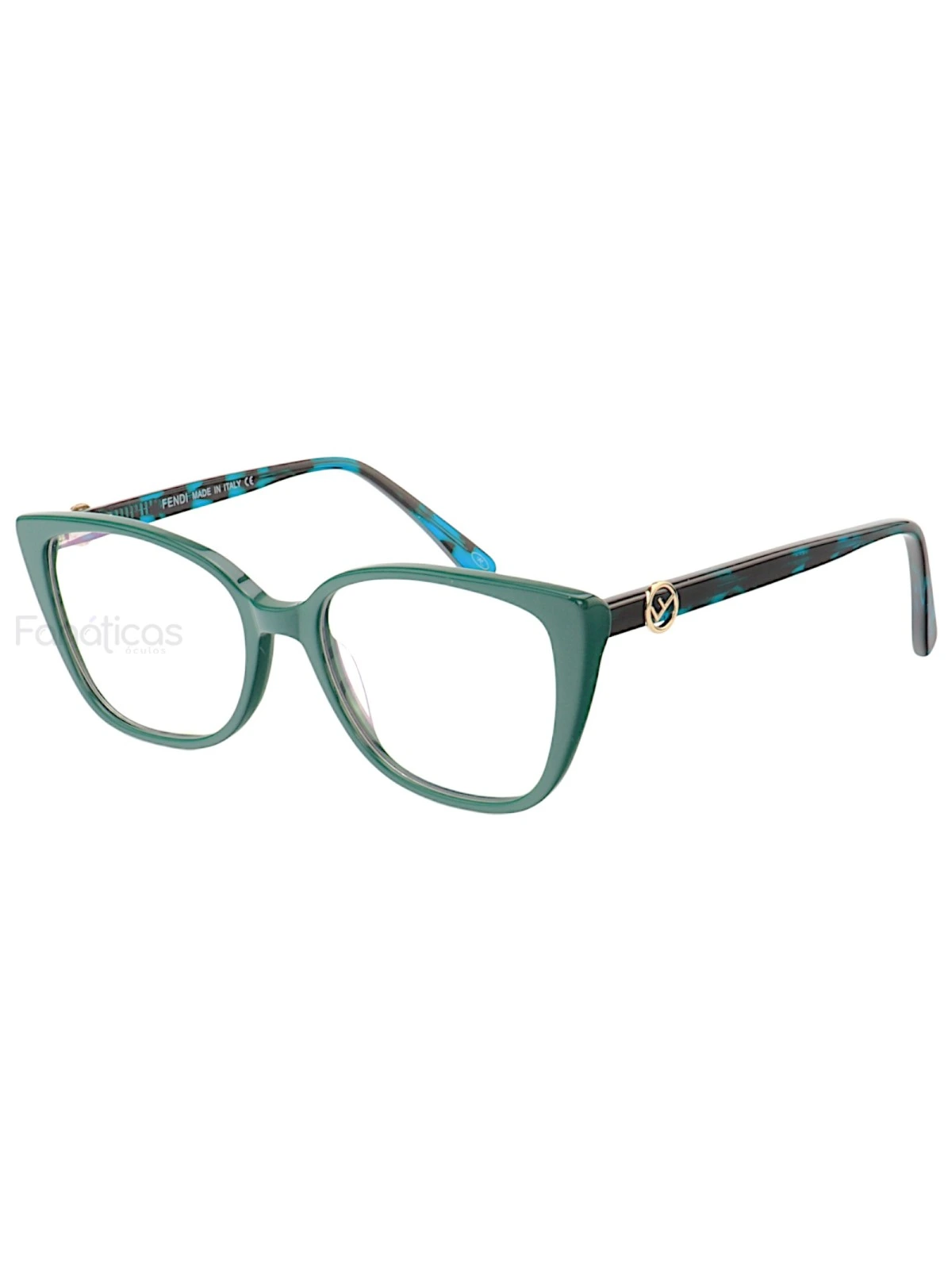 Armação de Óculos Gatinho FF5249 Verde