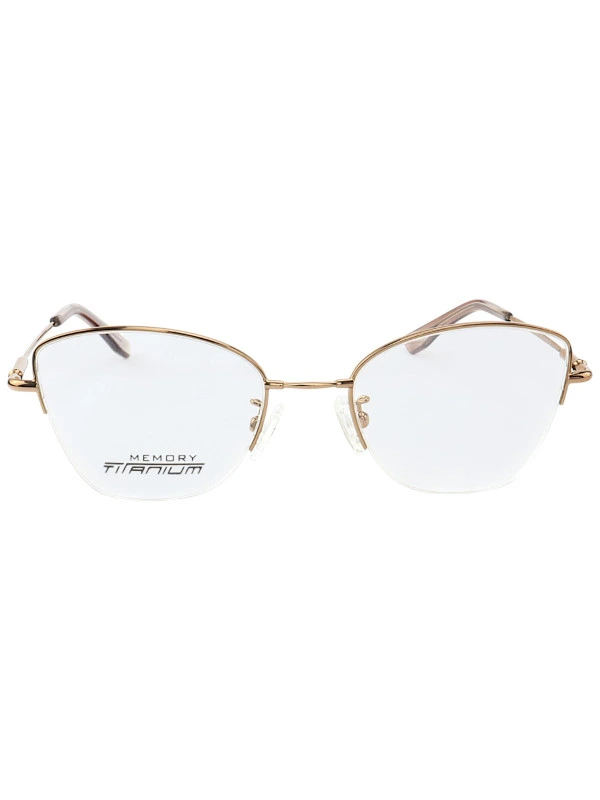 Armação de Óculos Gatinho Memory Titanium MT6932 Bronze
