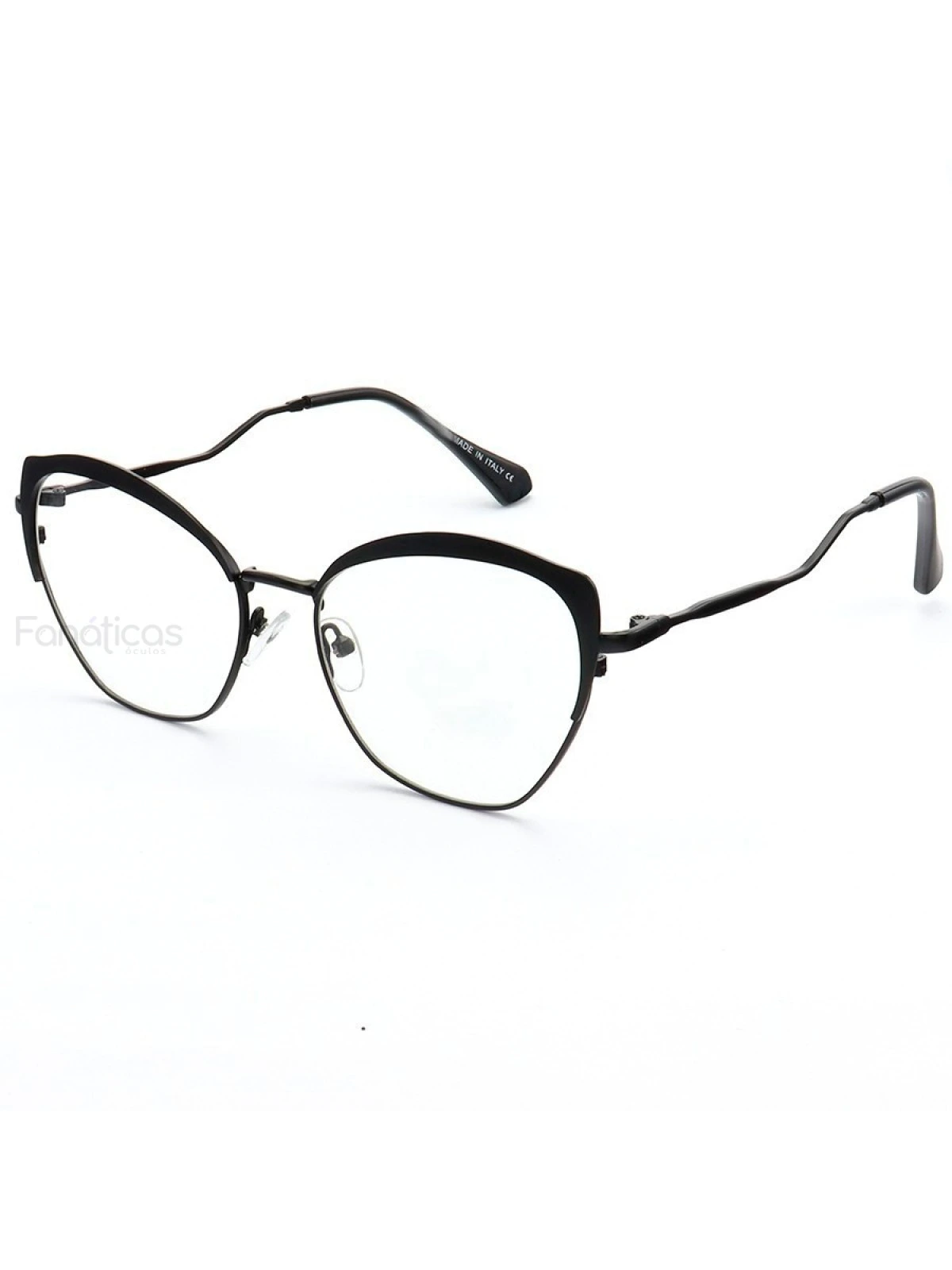 Armação de Óculos Gatinho MM95546 Preto