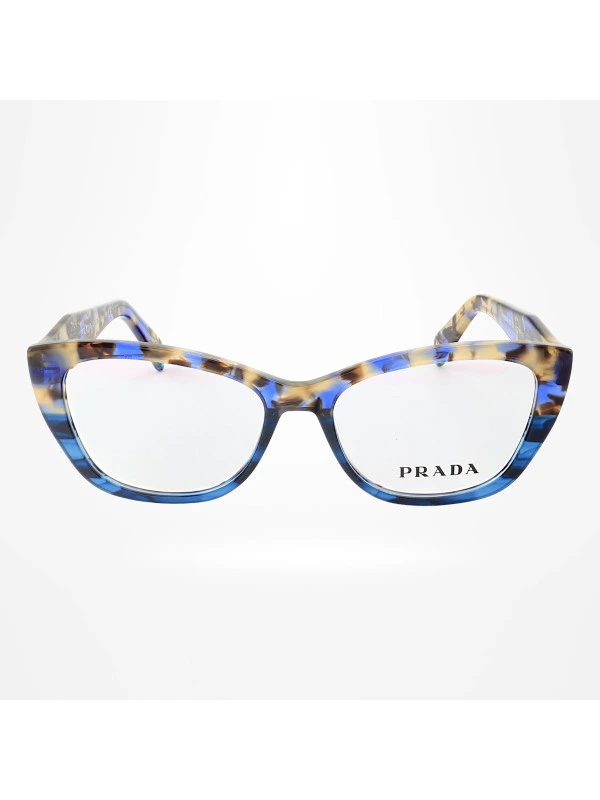 Armação de Óculos Gatinho PD102 Azul Tartaruga