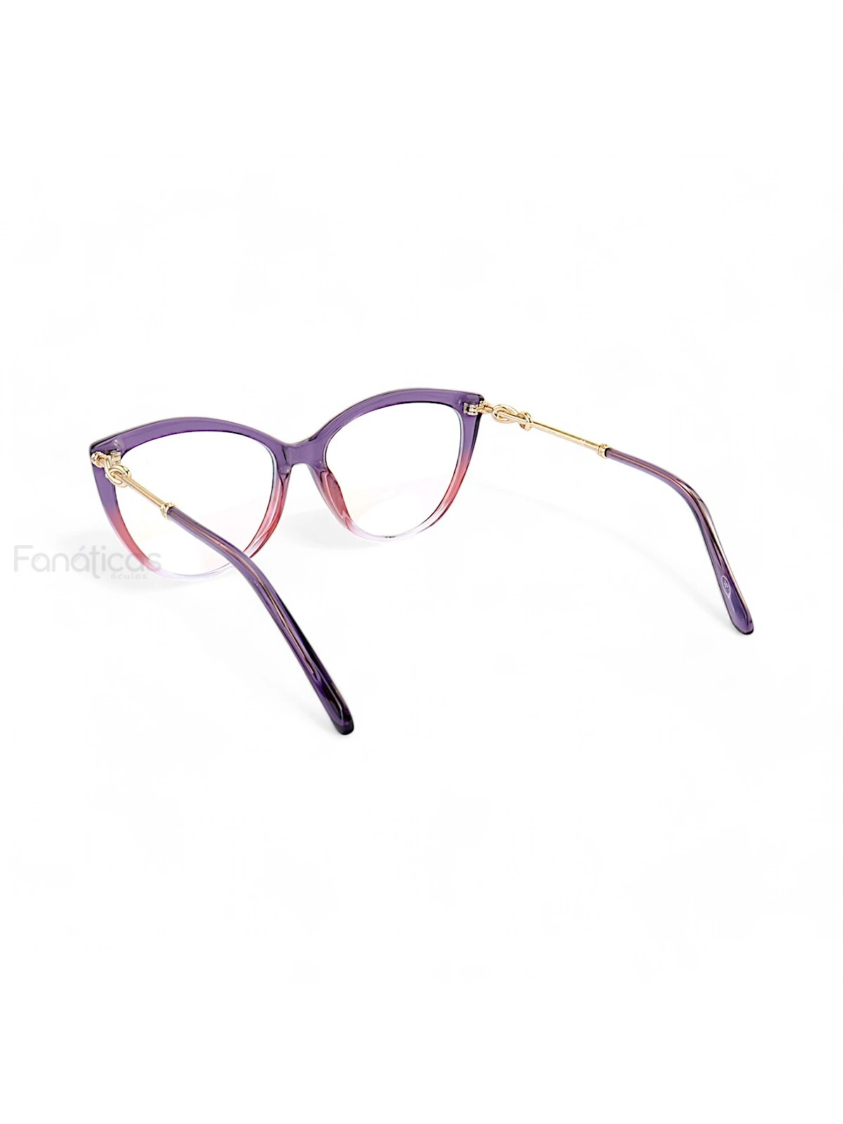 Armação de Óculos Gatinho TF2161 Roxo Degrade