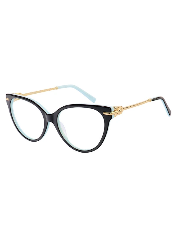 Armação de Óculos Gatinho TF3051 Preto e Azul