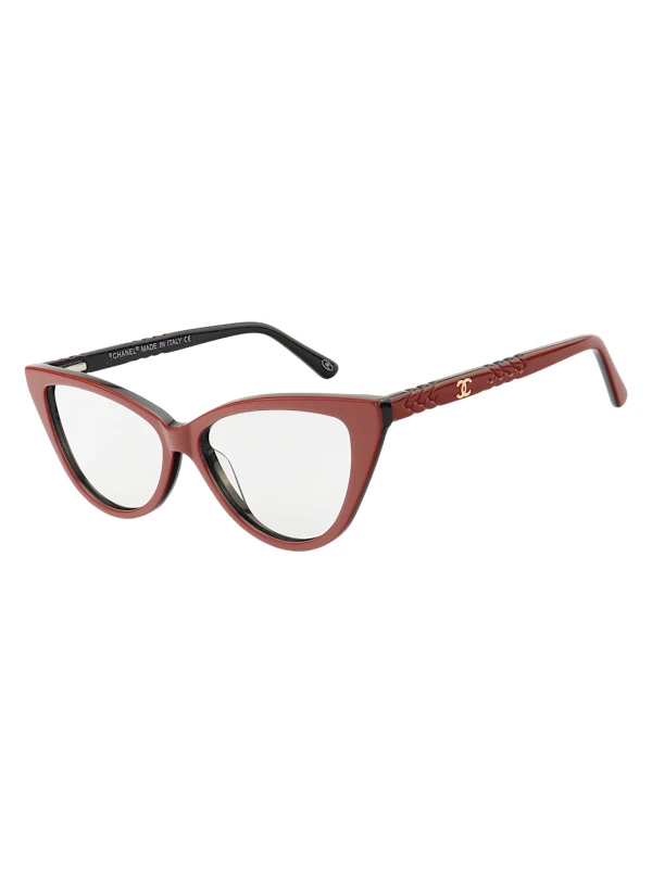 Armação de Óculos Gatinho CH5354 Vermelho e Preto