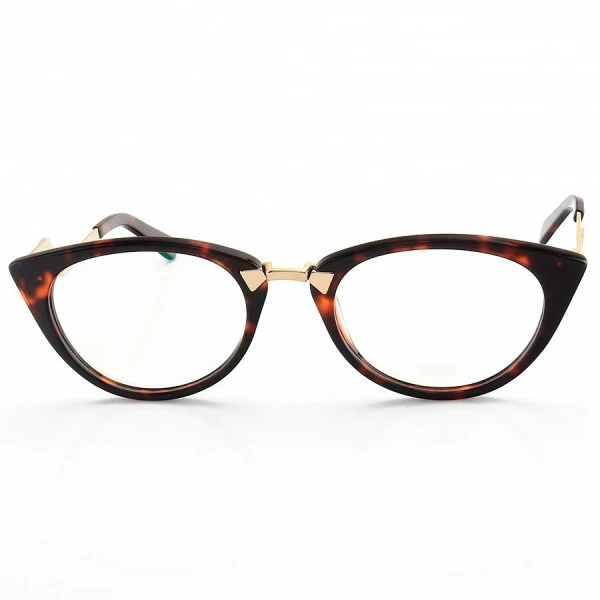 Armação de Óculos Gatinho Orchidea FF0118 Marrom Tartaruga