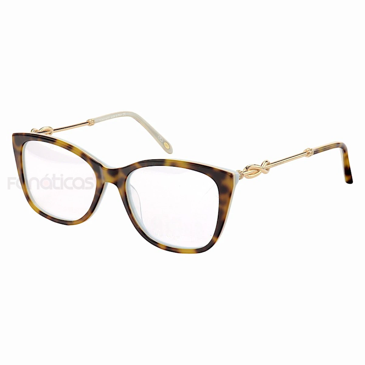 Armação de Óculos Quadrada TF2163 Tartaruga e Verde