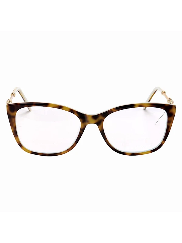 Armação de Óculos Quadrada TF2163 Tartaruga e Verde