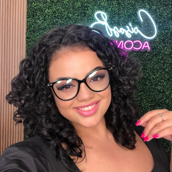 Armação de Óculos Redonda Venuch 68123 Preto