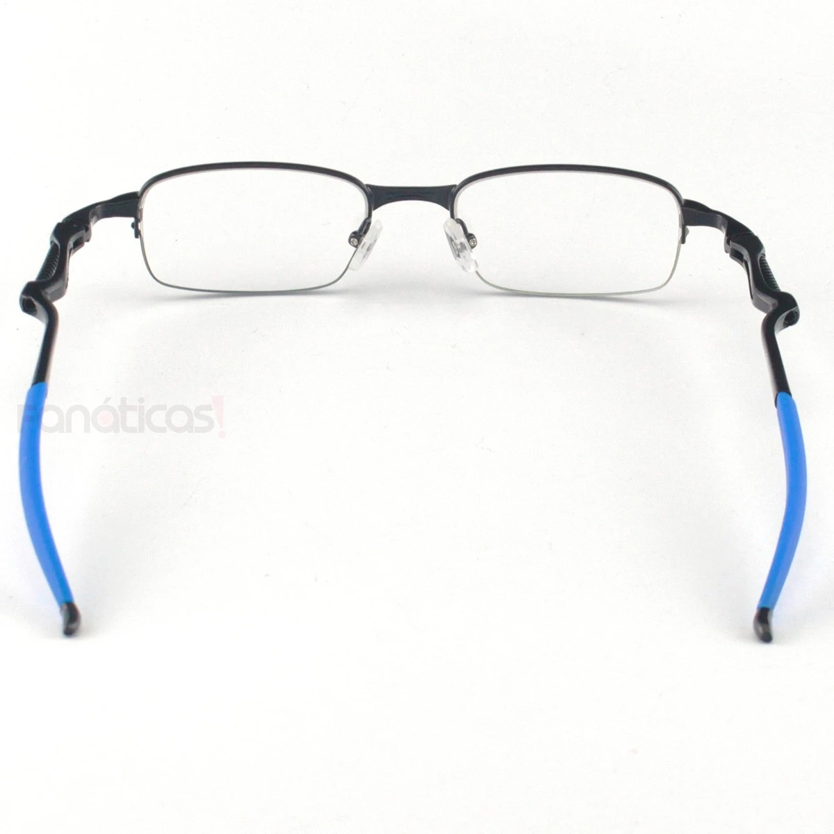Armação de Óculos Retangular Coilover Molinha OX5043 Preto e Azul