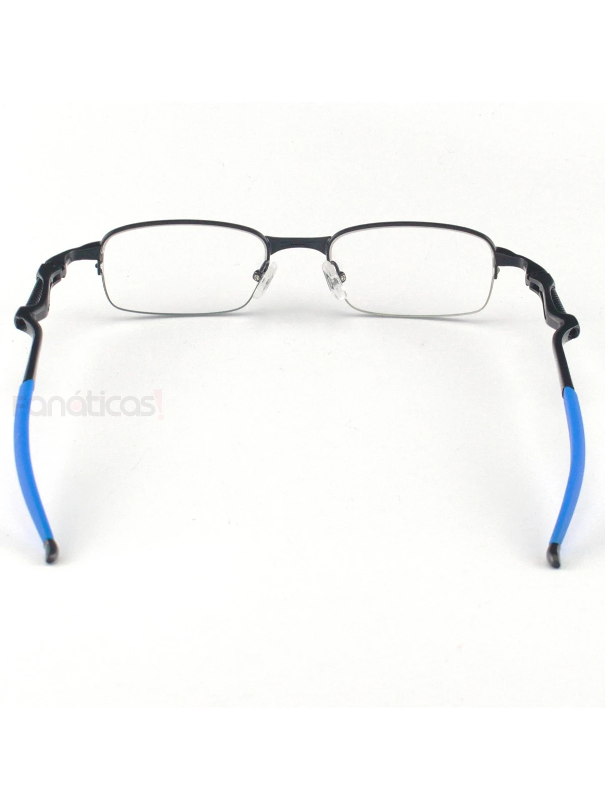 Armação de Óculos Retangular Coilover Molinha OX5043 Preto e Azul