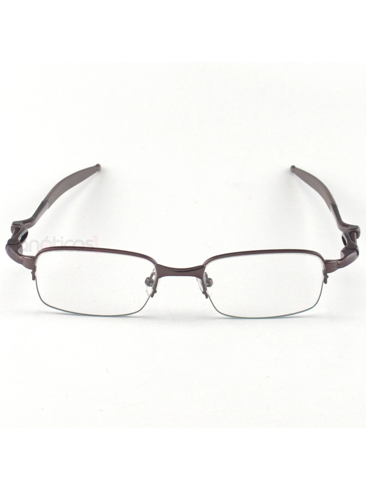 Armação de Óculos Retangular Coilover Molinha OX5043 Marrom