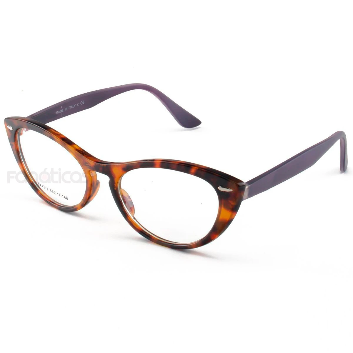 Armação de Óculos Gatinho Nina RX4314 Tartaruga e Roxo