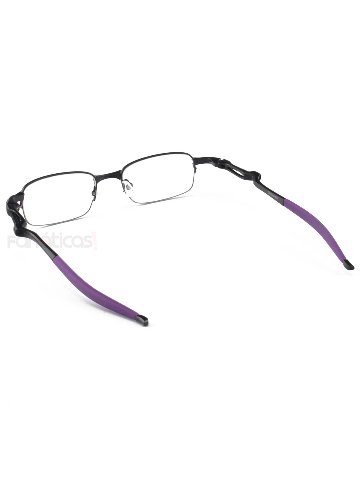 Armacao de Óculos Coilover Molinha OX5043 Preto e Roxo