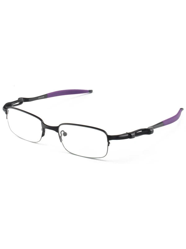 Armacao de Óculos Coilover Molinha OX5043 Preto e Roxo