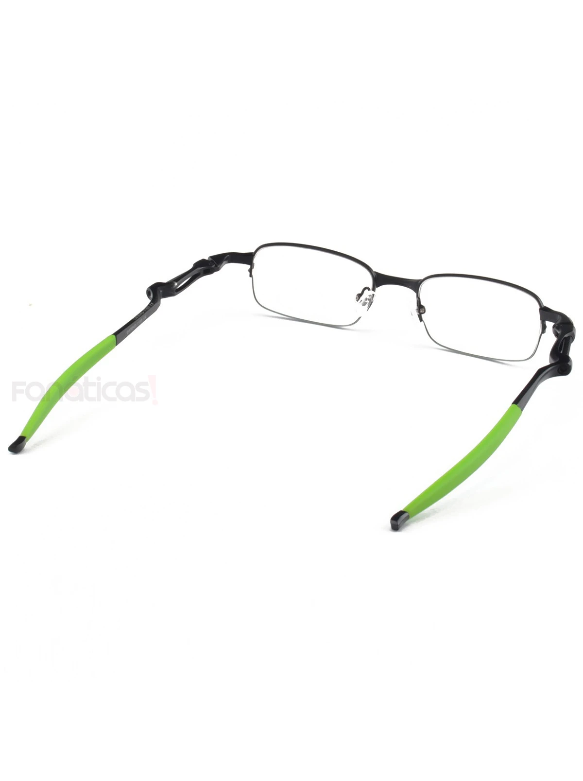 Armação de Óculos Retangular Coilover Molinha OX5043 Preto e Verde