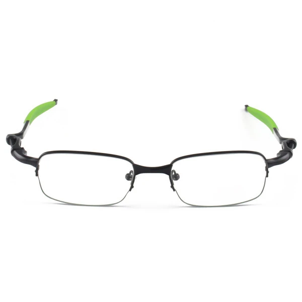 Armação de Óculos Retangular Coilover Molinha OX5043 Preto e Verde