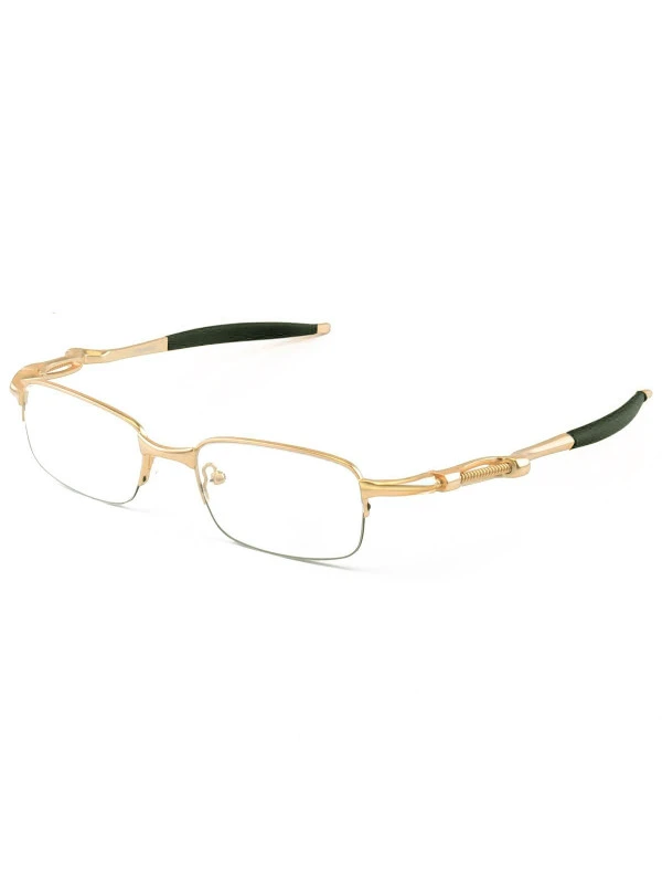 Armação de Óculos Retangular Coilover Molinha OX5043 Dourado