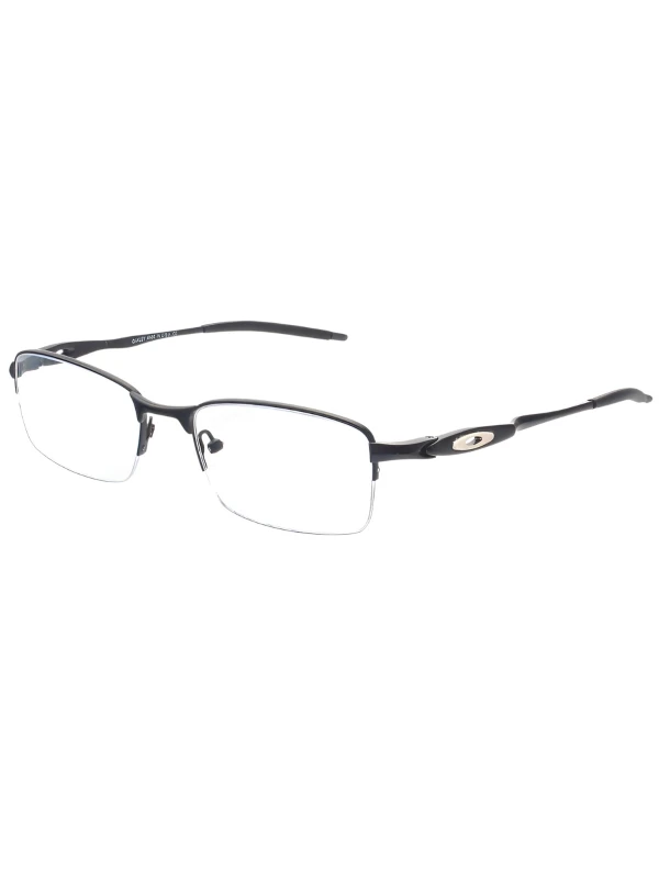 Armação de Óculos Retangular Meio Aro Evade OX3208 Preto