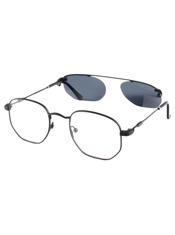 Armação de Óculos Clipon Hexagonal RB6167 Preto