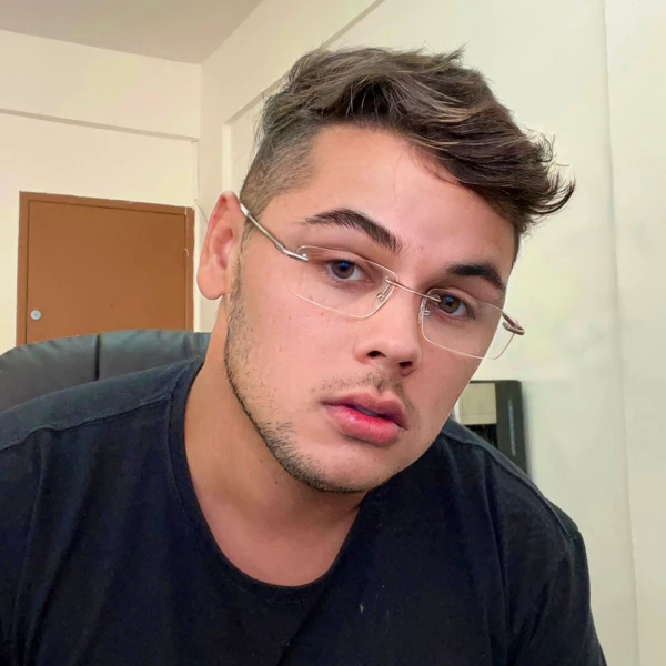 Armação de Óculos Retangular Flutuante Sem Aro Wingback Prata