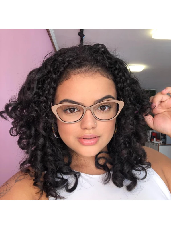 Armação de Óculos  Quadrado Vhe4052 Nude