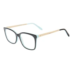 Armação de Óculos Retangular TF2131 Preto com Azul