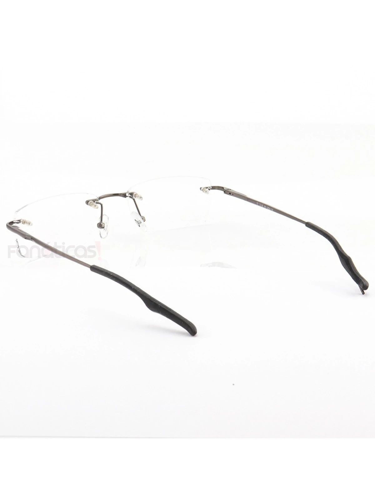 Armação de Óculos Retangular Flutuante Sem Aro Wingback Grafite