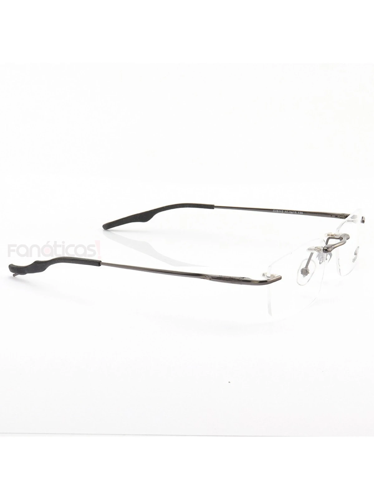 Armação de Óculos Retangular Flutuante Sem Aro Wingback Grafite