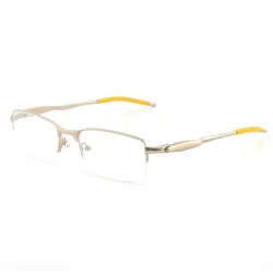 Armação de Óculos Meio Aro Evade OX3208 Cinza e Amarelo