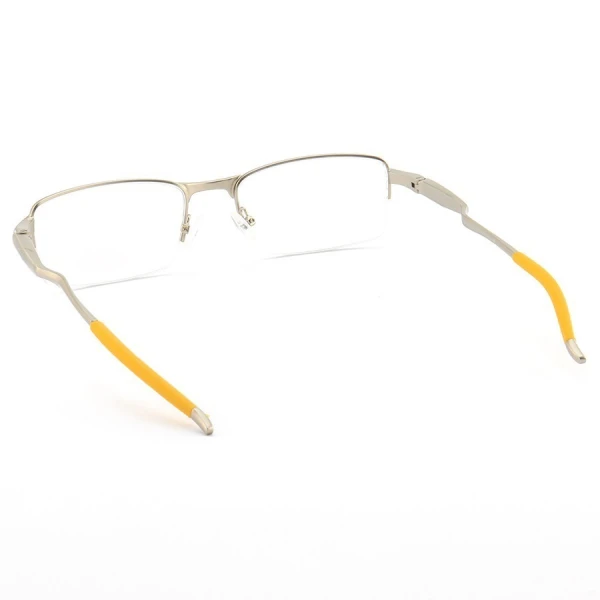 Armação de Óculos Meio Aro Evade OX3208 Cinza e Amarelo