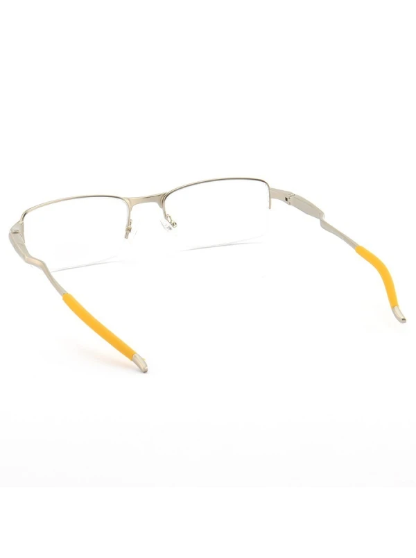 Armação de Óculos Meio Aro Evade OX3208 Cinza e Amarelo