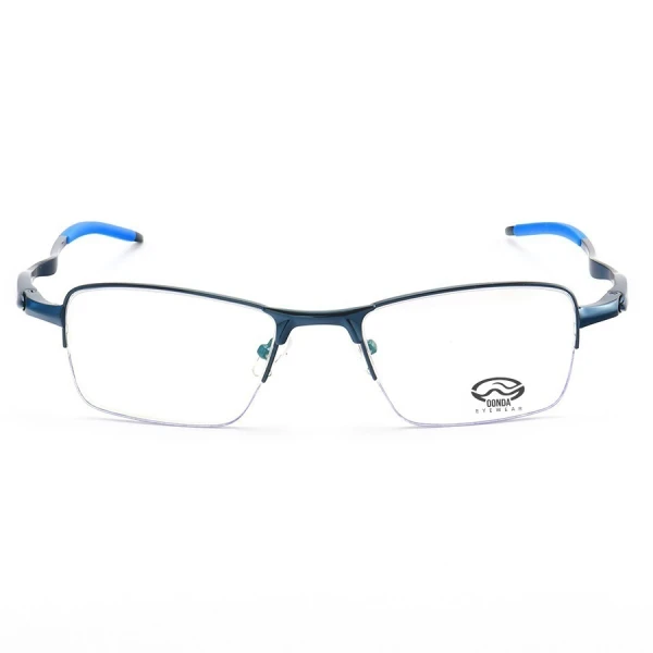 Armação de Óculos Meio Aro Evade OX3208 Todo Azul