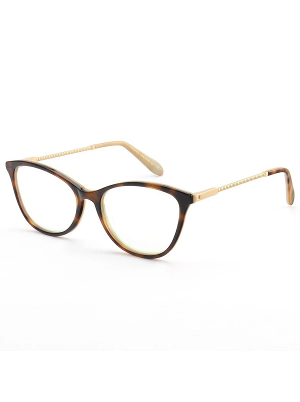 Armação de Óculos Oval TF2668 Tartaruga Esverdeado