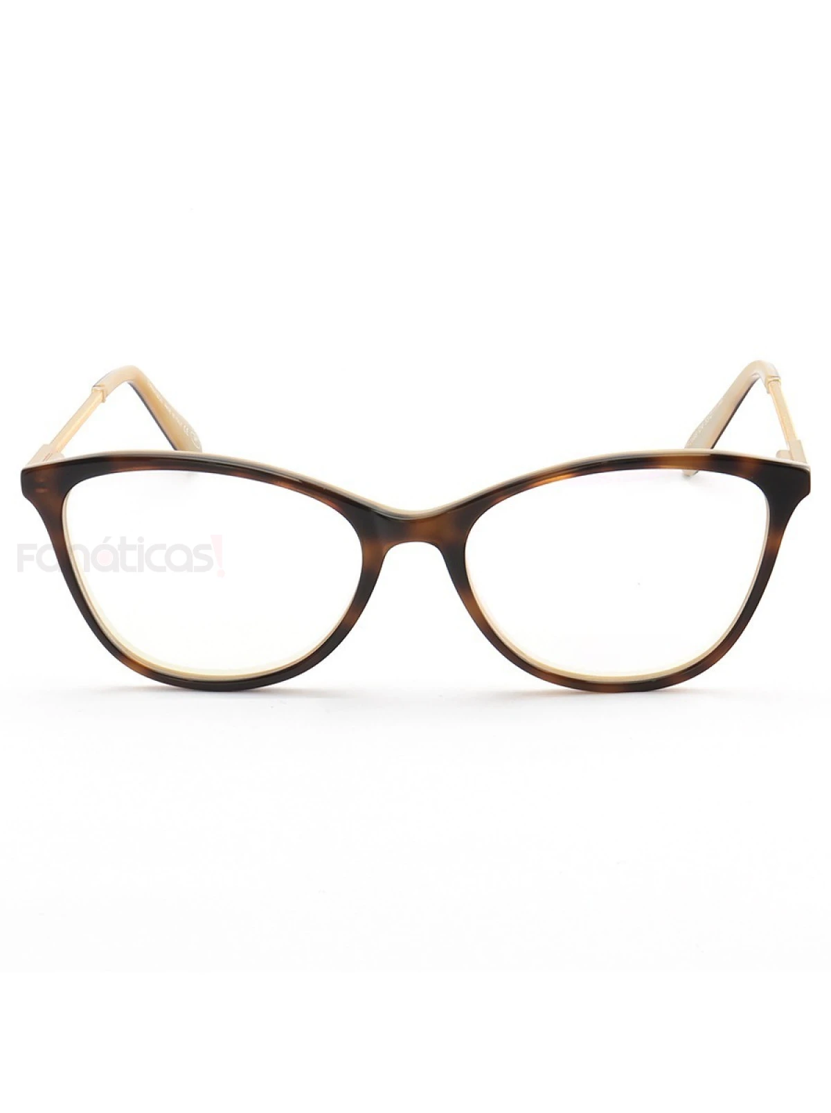 Armação de Óculos Oval TF2668 Tartaruga Esverdeado
