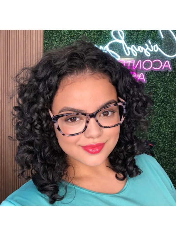 Oculos Armação de Grau SK5173 Rosa Tartaruga