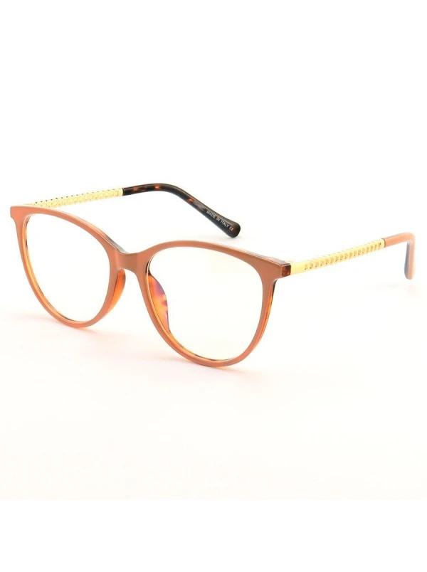 Armação de Óculos Arredondada CH3385 Nude