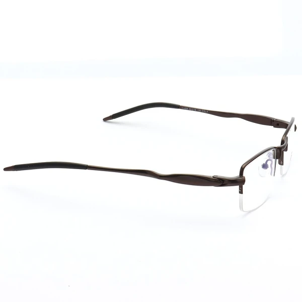 Armação de Óculos Meio Aro Evade OX3208 Marrom