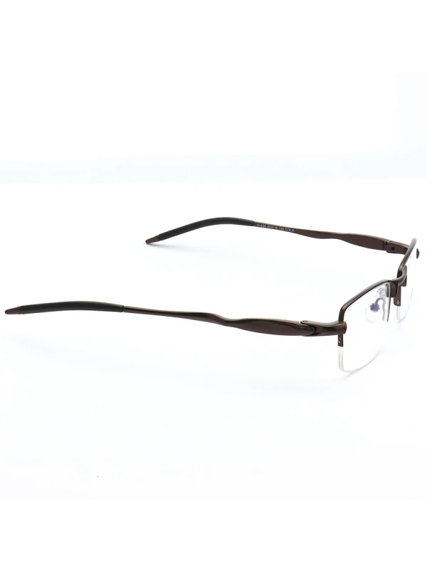 Armação de Óculos Meio Aro Evade OX3208 Marrom
