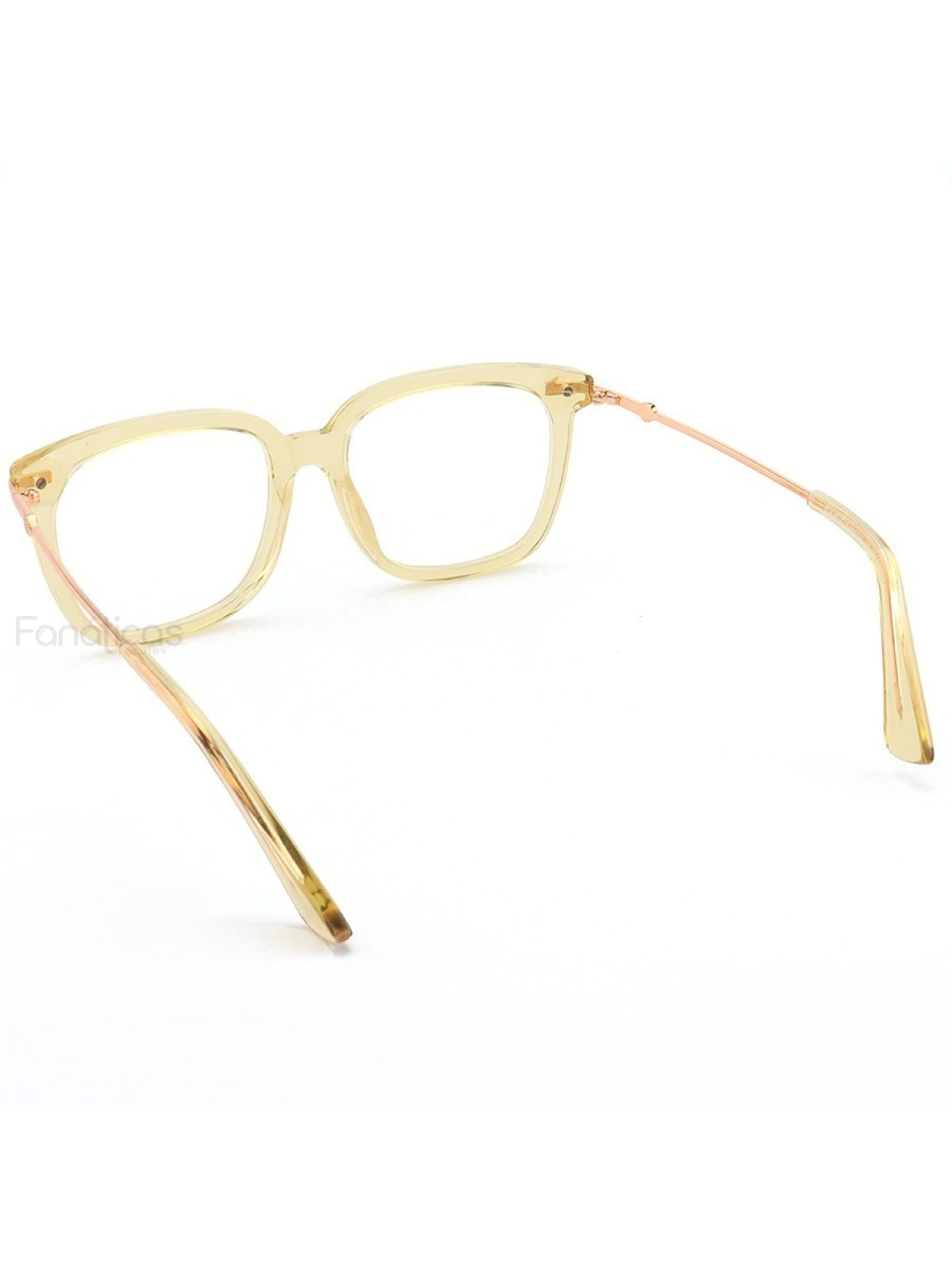 Armação de Óculos Retangular Brushed OX5040 Dourada