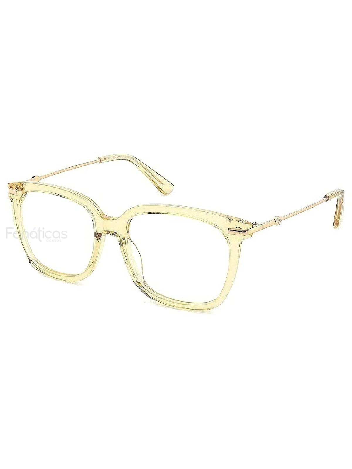Armação de Óculos Retangular Brushed OX5040 Dourada