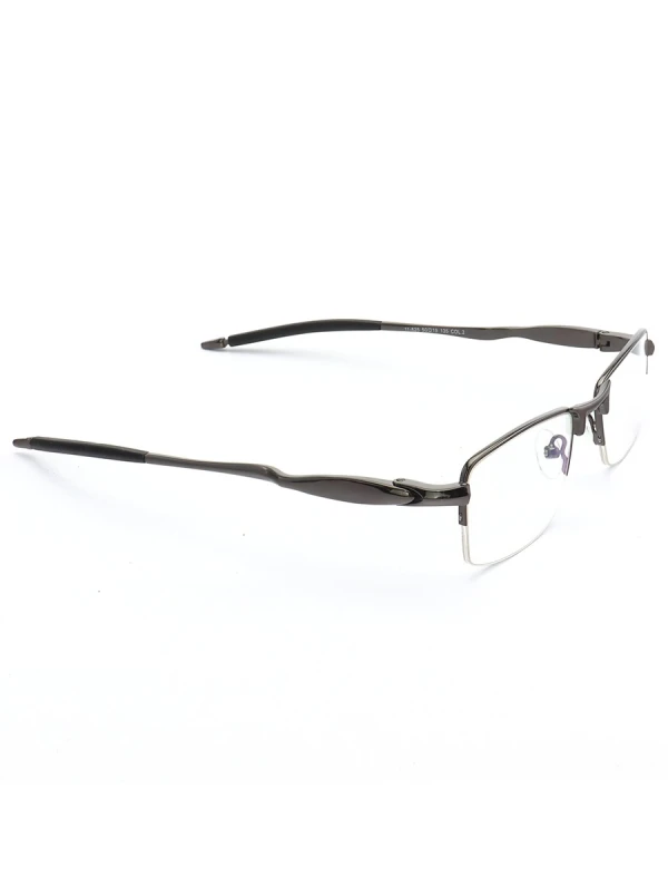 Armação de Óculos Meio Aro Evade OX3208 Chumbo