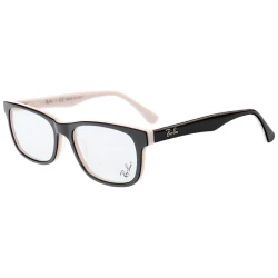 Armação de Óculos Retangular RB2210 Infantil Preo e Creme