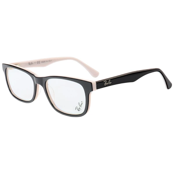Armação de Óculos Retangular RB2210 Infantil Preo e Creme