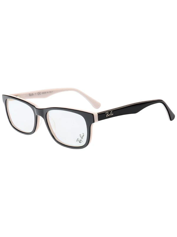 Armação de Óculos Retangular RB2210 Infantil Preo e Creme