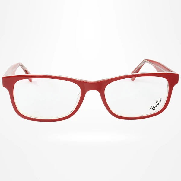Armação de Óculos Retangular RB2210 Infantil Vermelha